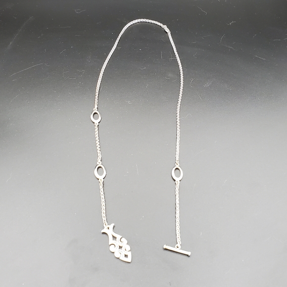 James Avery retired Lariat Ichthus chain and pendant - Picture 3 of 6